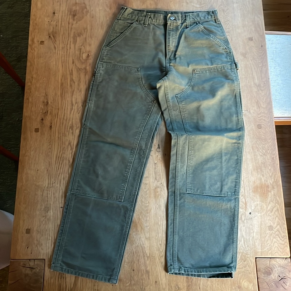 Carhartt Vintage Dungaree Fit Carpenter Pants, Green, Size 32x32